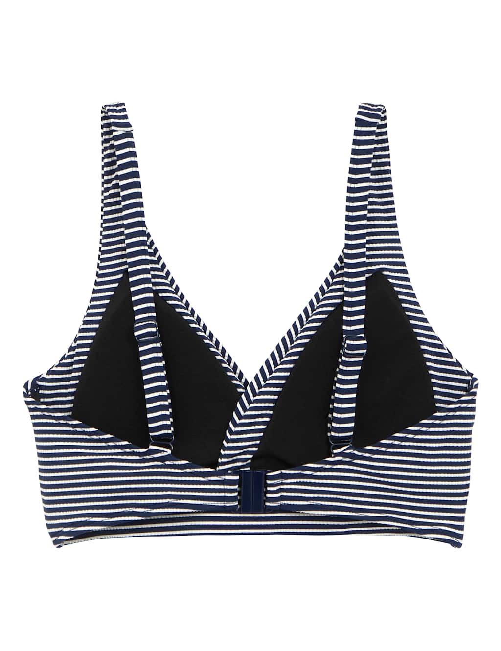 Paloma Striped Padded V-Neck Bikini Top 5 of 6