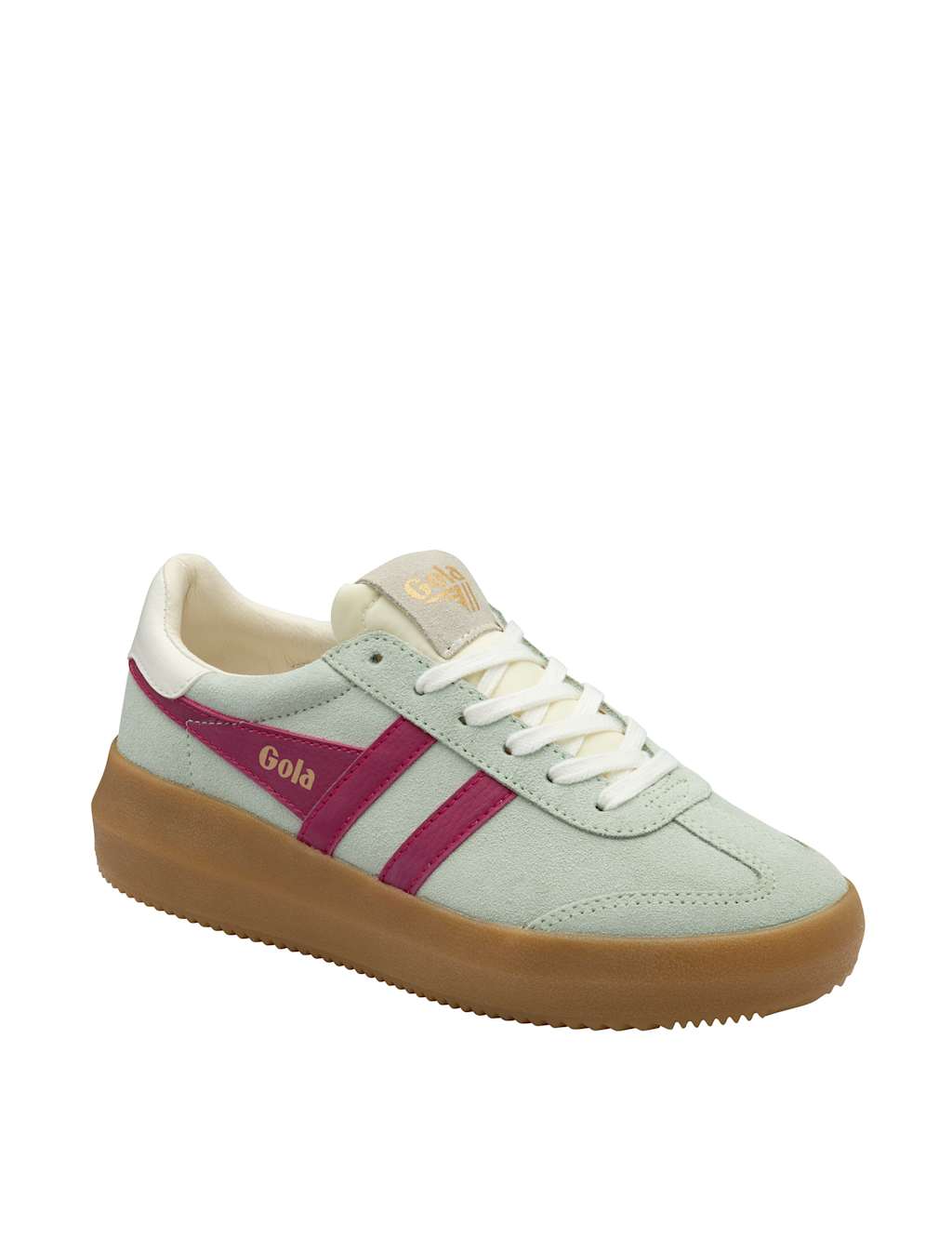 Athena Suede Colour Block Trainers 2 of 4