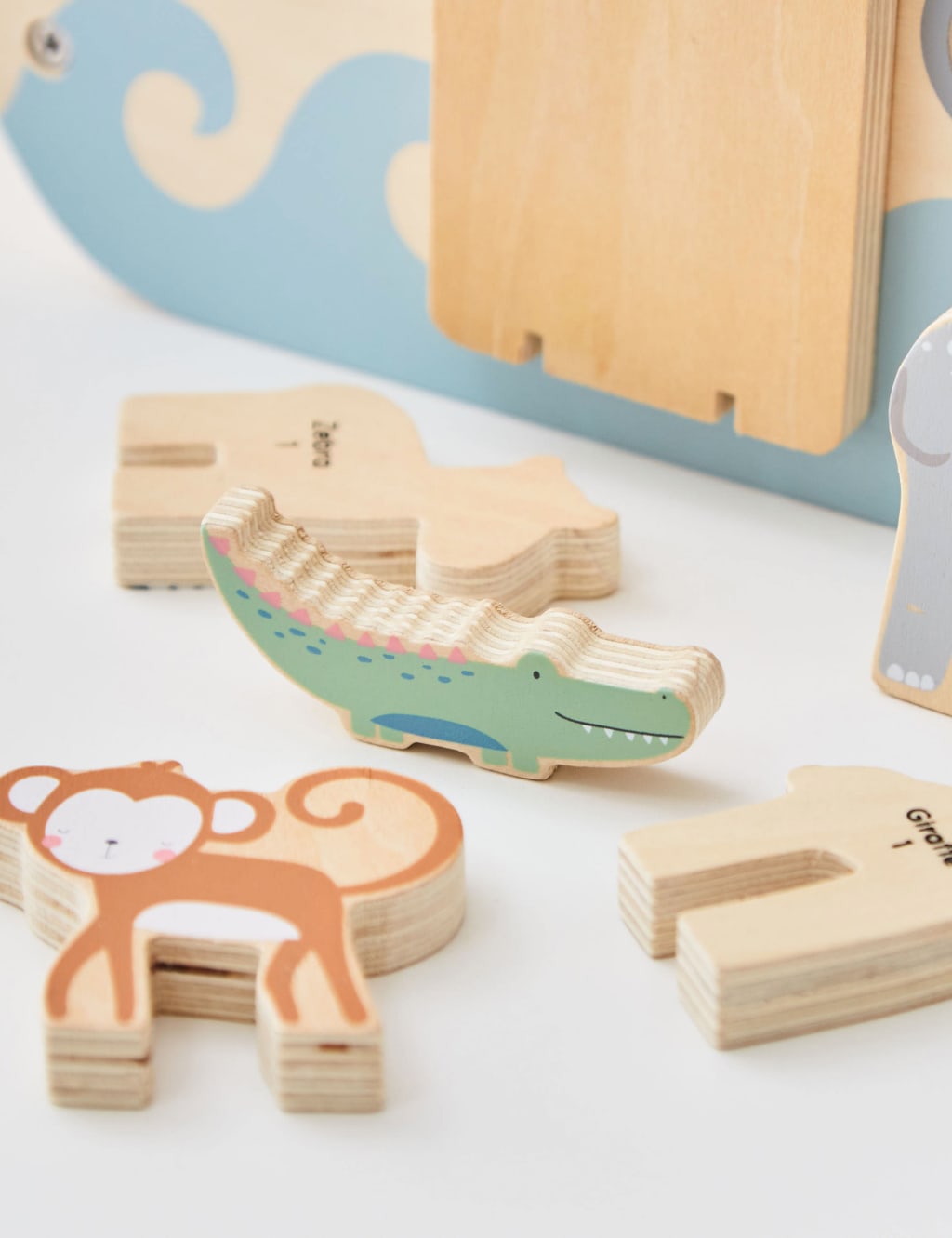 Personalised Wooden Animal Ark Play Set 3 of 5