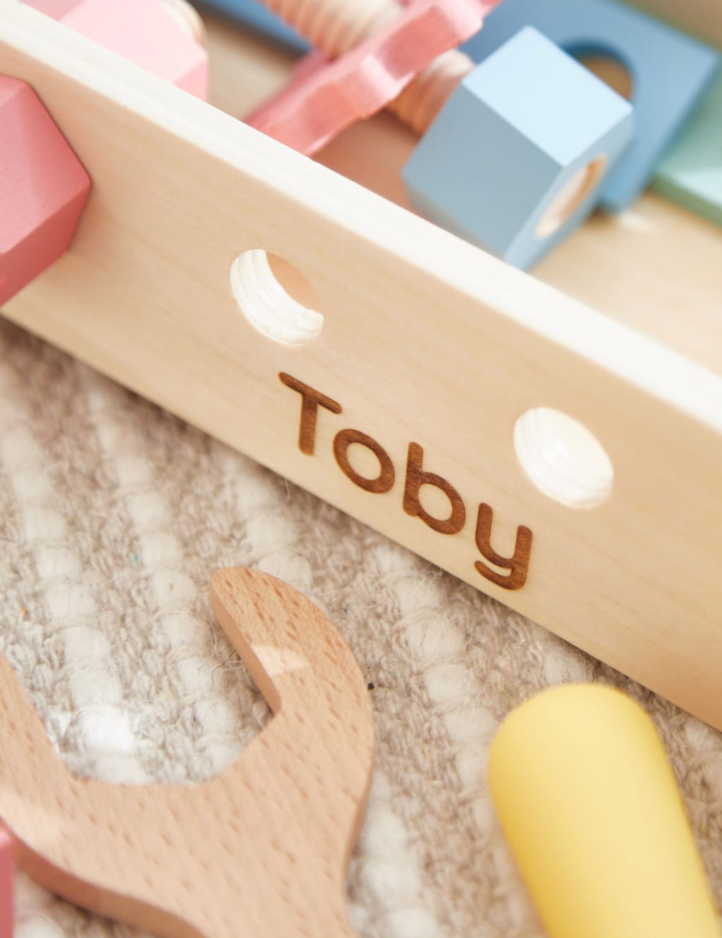 Personalised Wooden Tool Box Toy 3 of 4