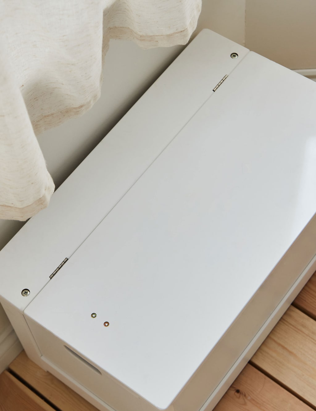 Personalised Born To Be Loved Safari Design White Toy Box 2 of 3