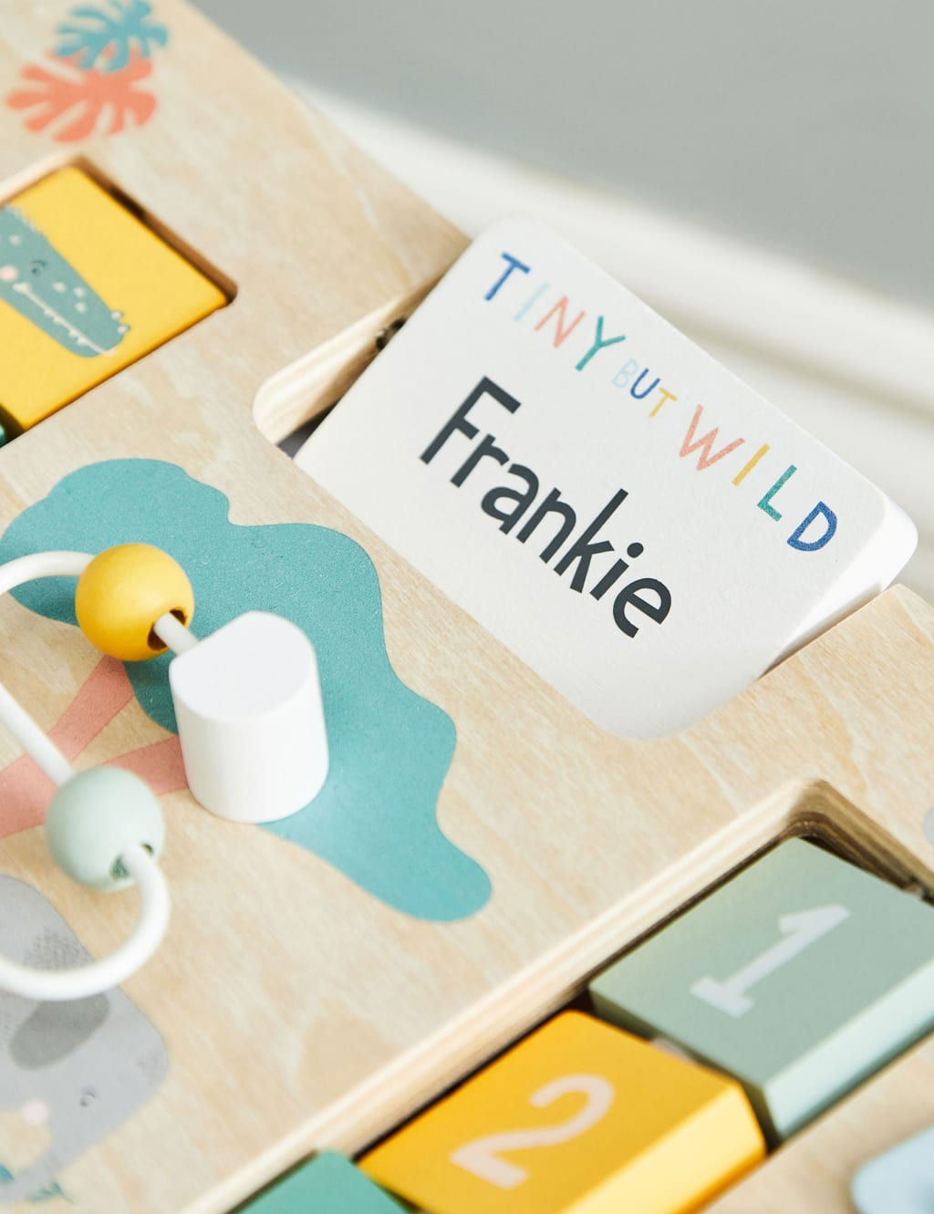 Personalised Wooden Safari Activity Table 2 of 4