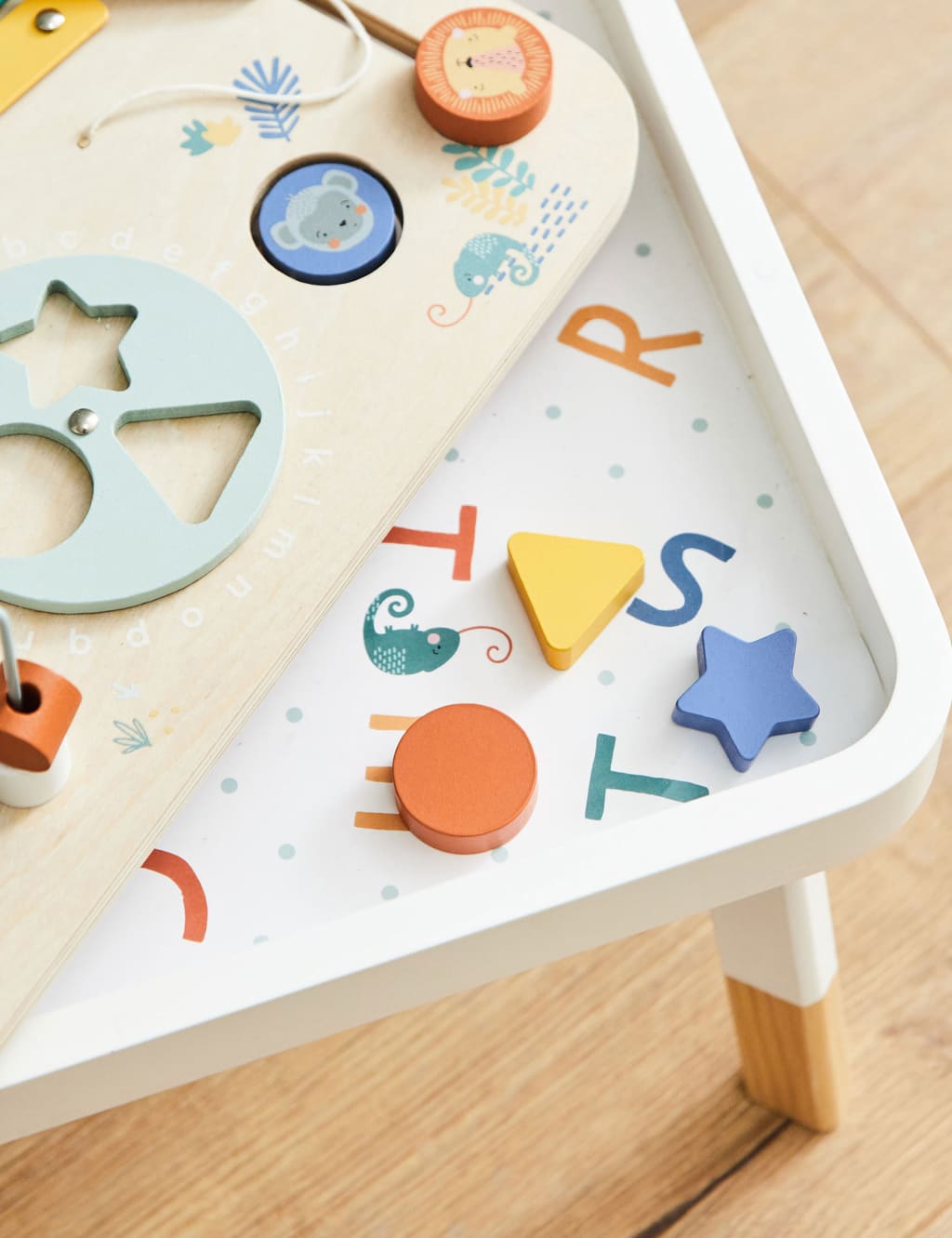 Personalised Wooden Safari Activity Table 3 of 4