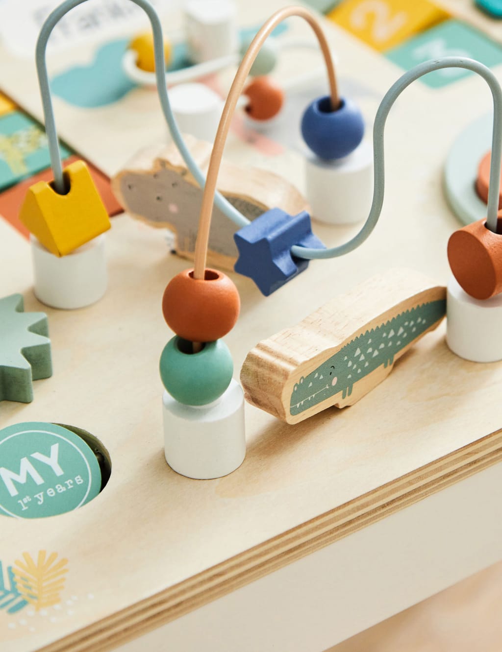 Personalised Wooden Safari Activity Table 4 of 4
