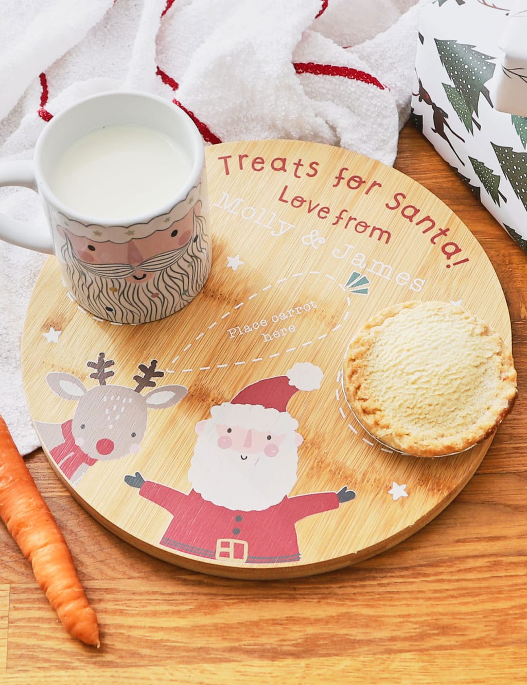 Personalised Santa Christmas Platter 1 of 2