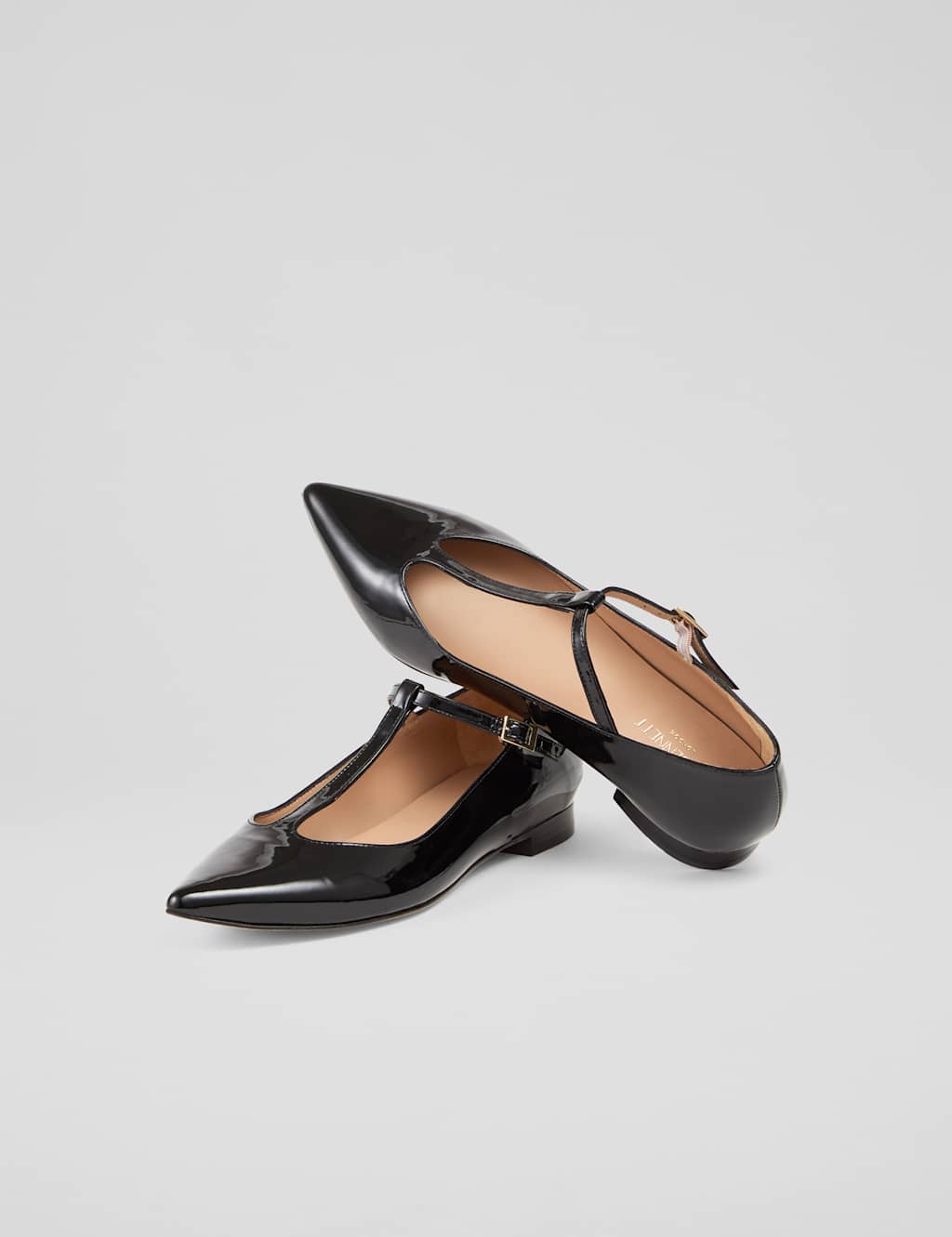 Leather Patent Buckle Flat Pumps 3 of 4