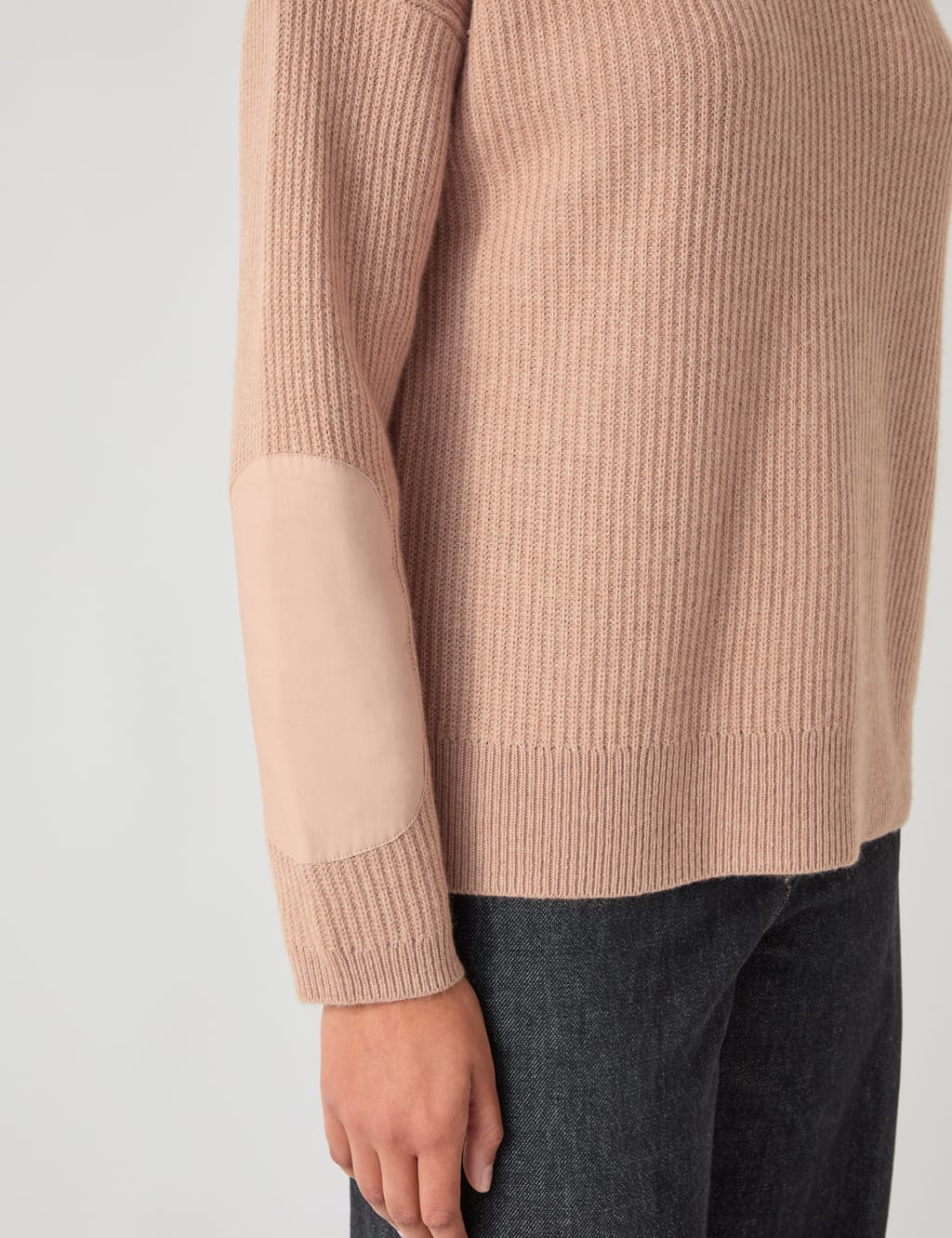 Merino Wool Blend Ribbed Sweatshirt 4 of 4