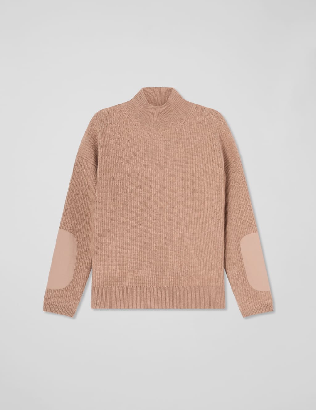 Merino Wool Blend Ribbed Sweatshirt 2 of 4
