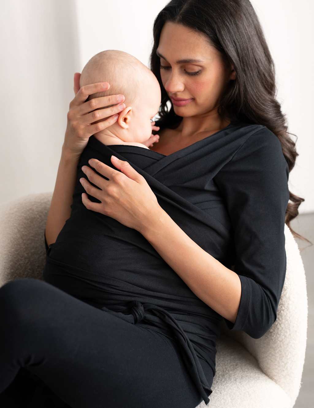 Maternity Cotton Rich Skin to Skin Wrap Top 2 of 3