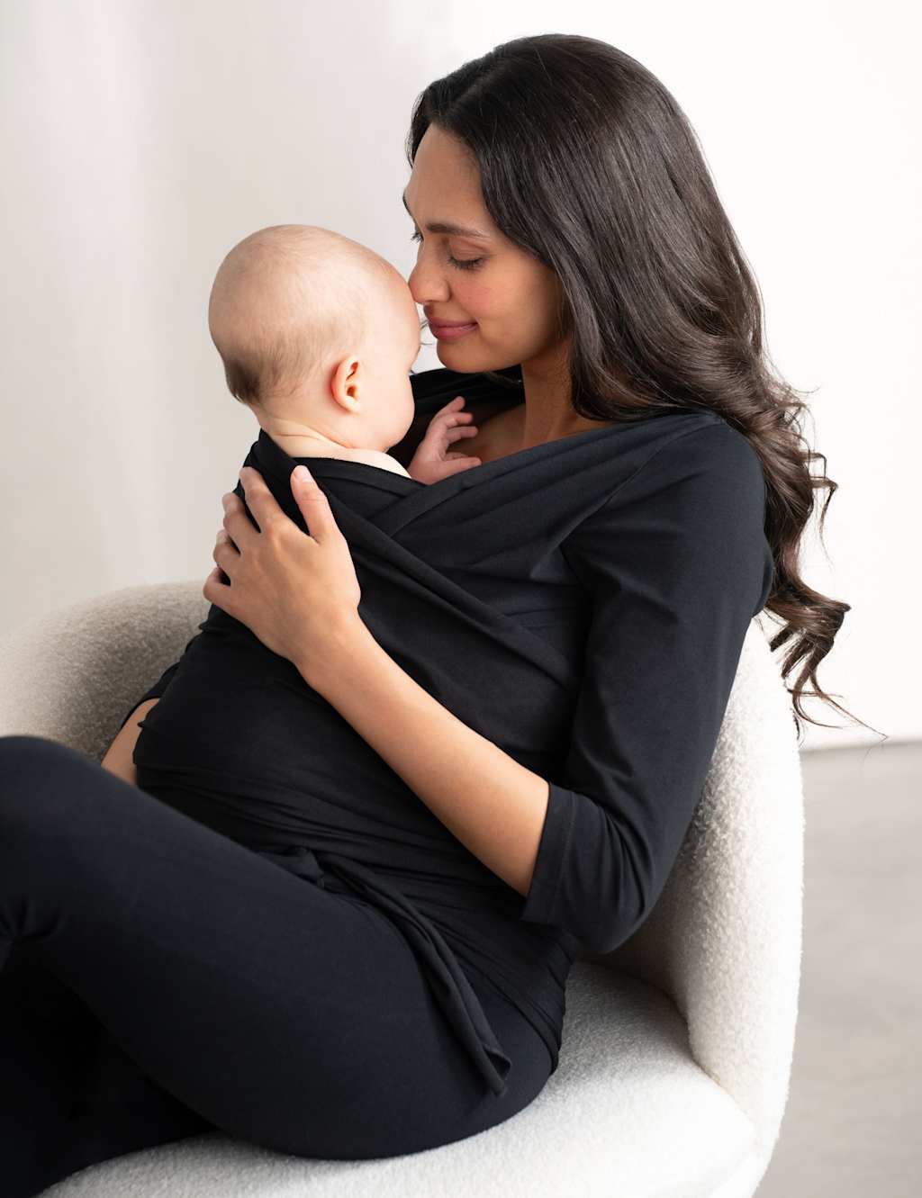 Maternity Cotton Rich Skin to Skin Wrap Top 3 of 3