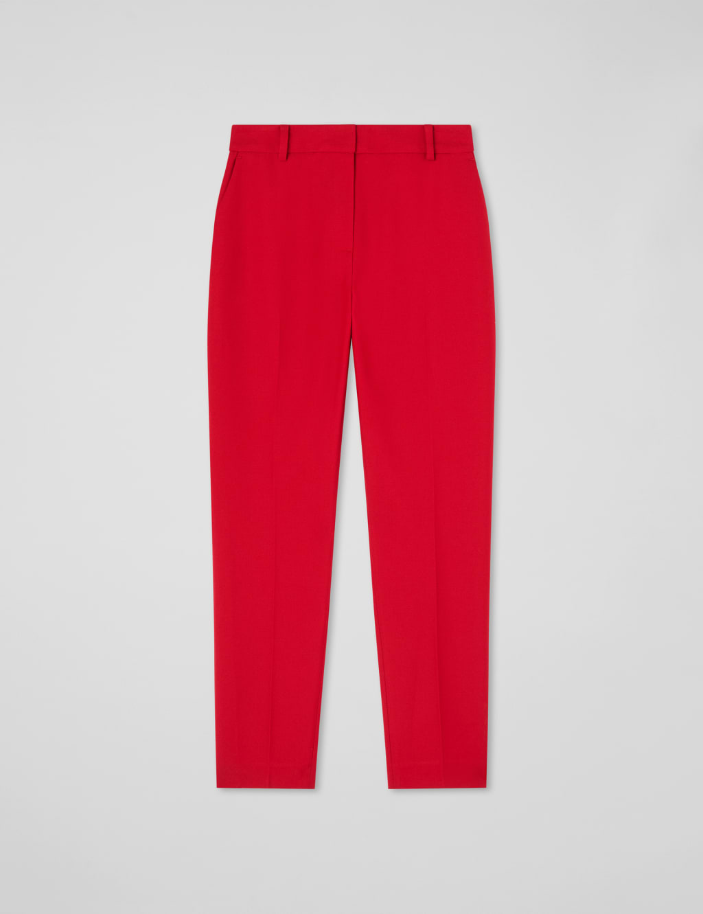 Twill Slim Fit Tapered Ankle Grazer Trousers 2 of 4