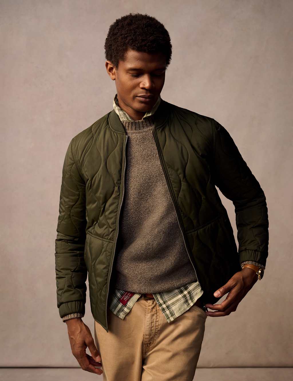 Baseball Collar Quilted Jacket 9 of 11