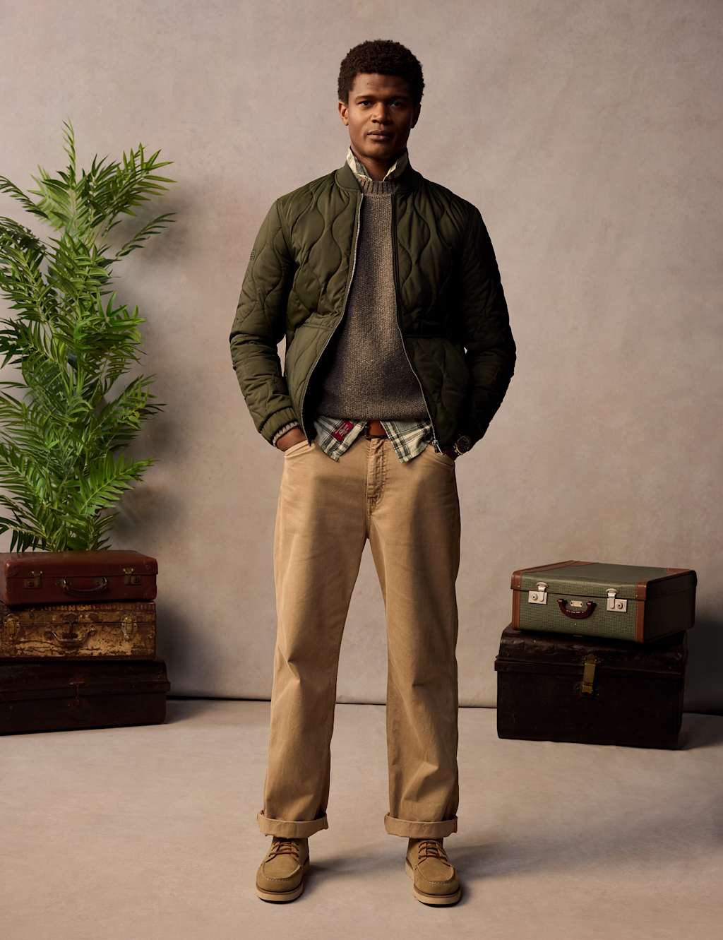 Baseball Collar Quilted Jacket 11 of 11