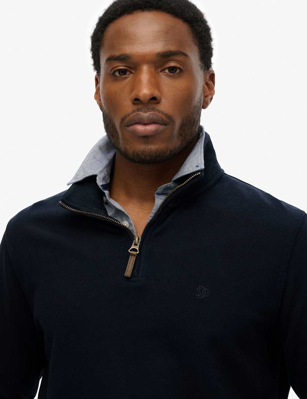 Pure Cotton Half Zip Jumper 5 of 6
