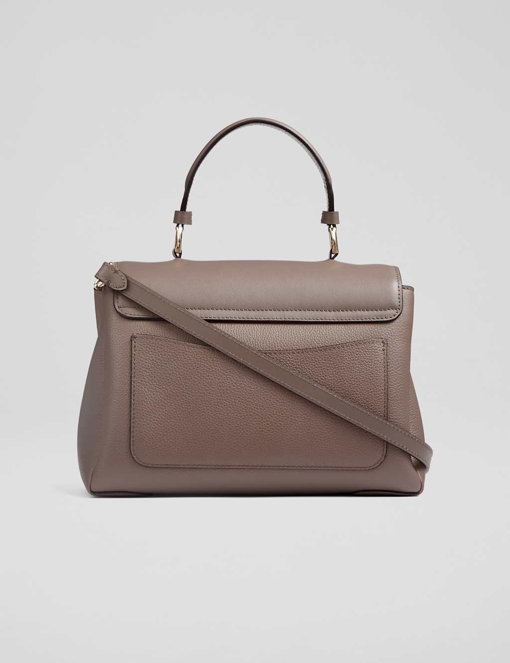 Leather Top Handle Cross Body Bag 2 of 3