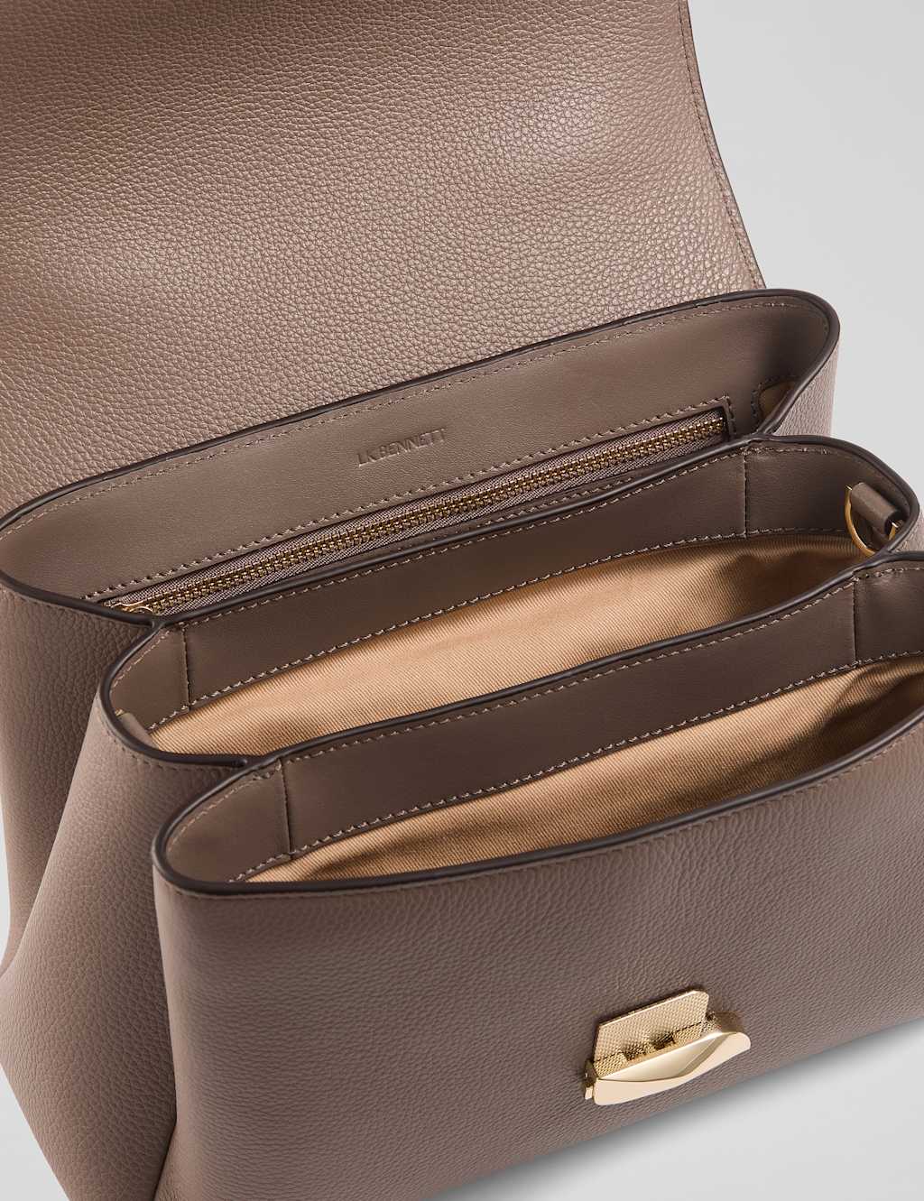 Leather Top Handle Cross Body Bag 3 of 3