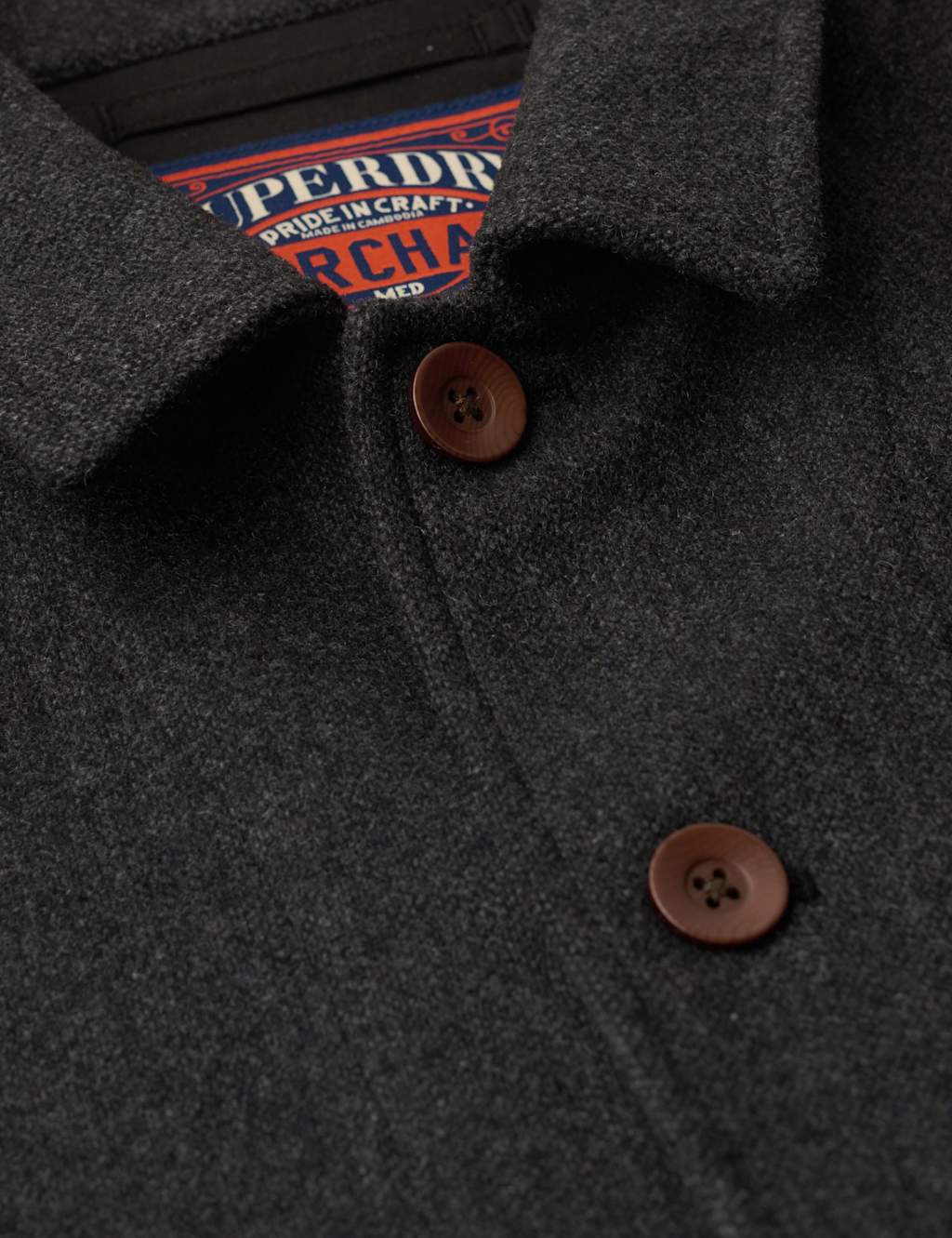 Relaxed Fit Wool Rich Textured Overshirt 7 of 8