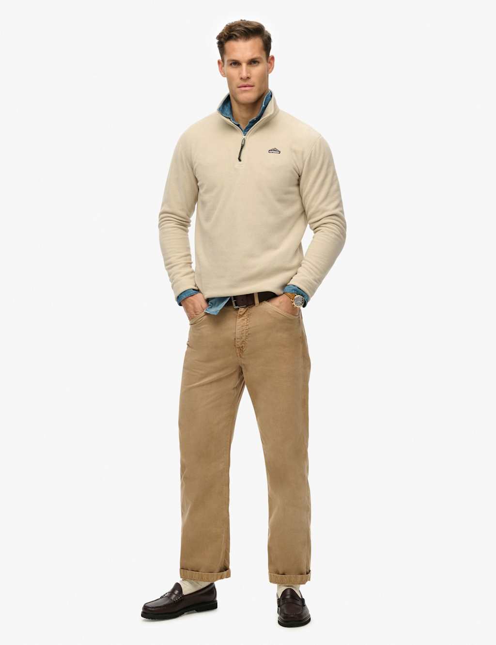 Half Zip Polar Fleece Jacket 3 of 5