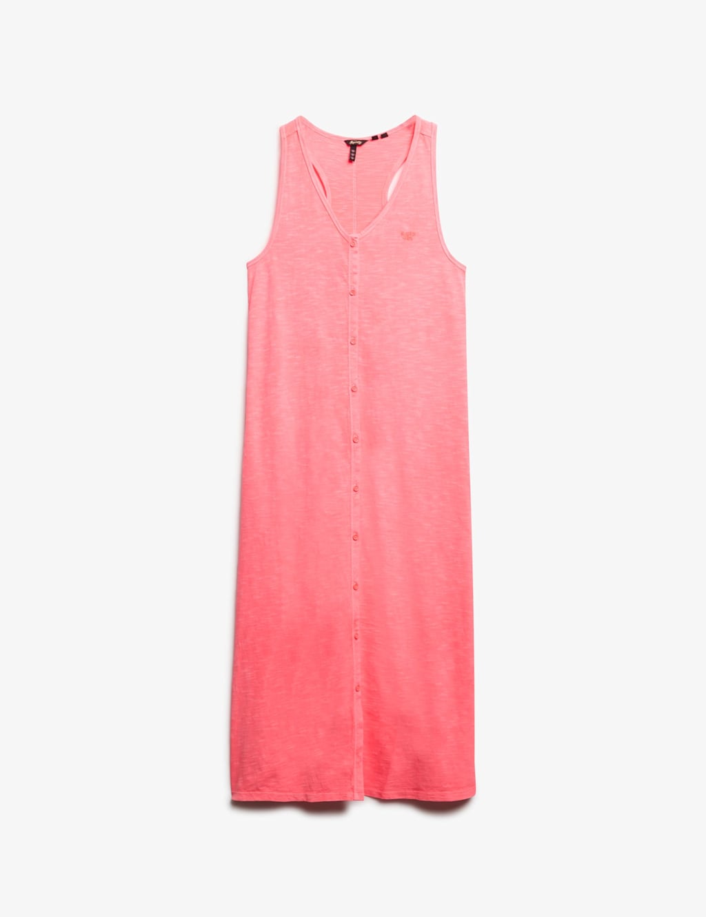 Jersey V-Neck Relaxed Midi Beach Dress 2 of 8