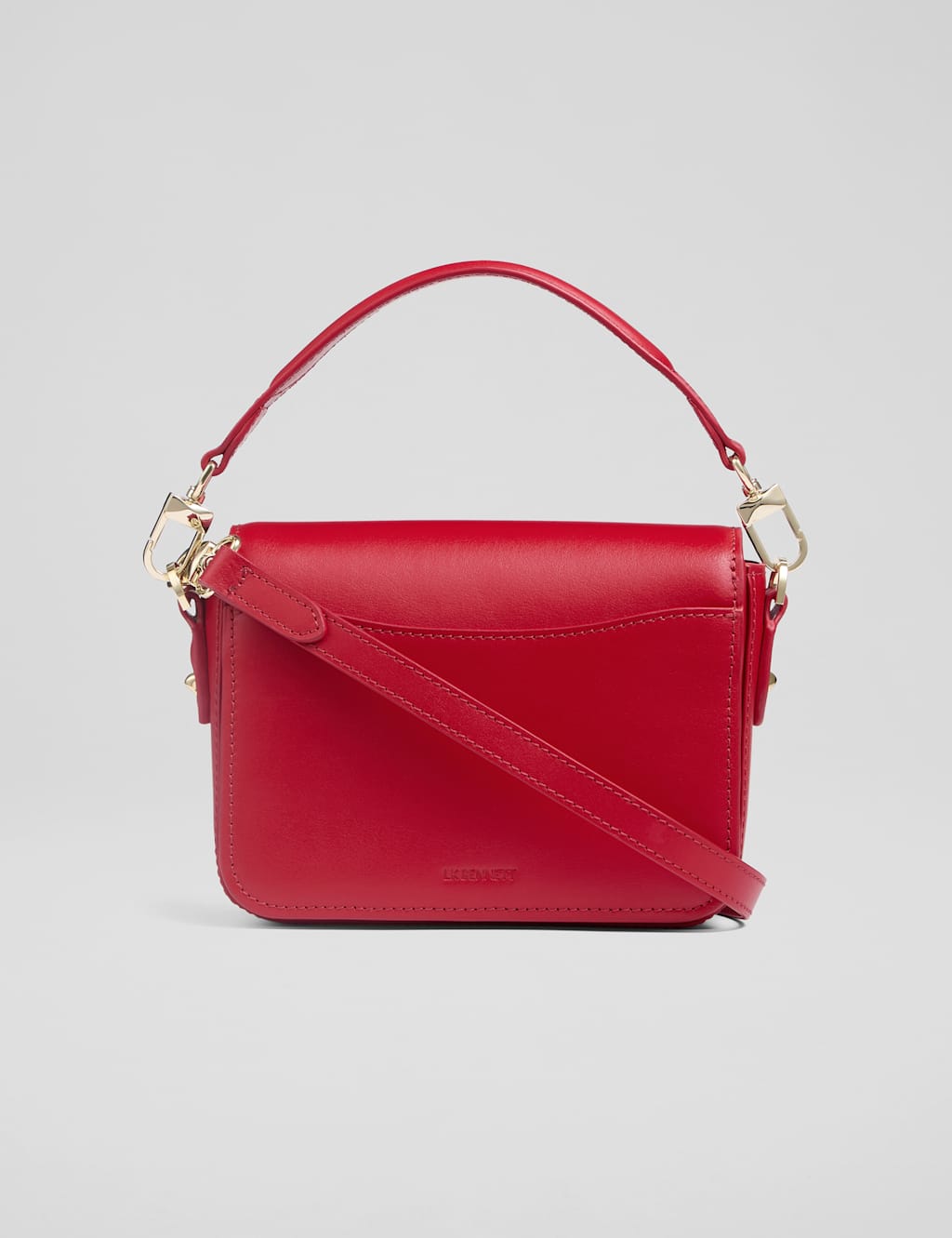 Leather Top Handle Mini Cross Body Bag 2 of 3