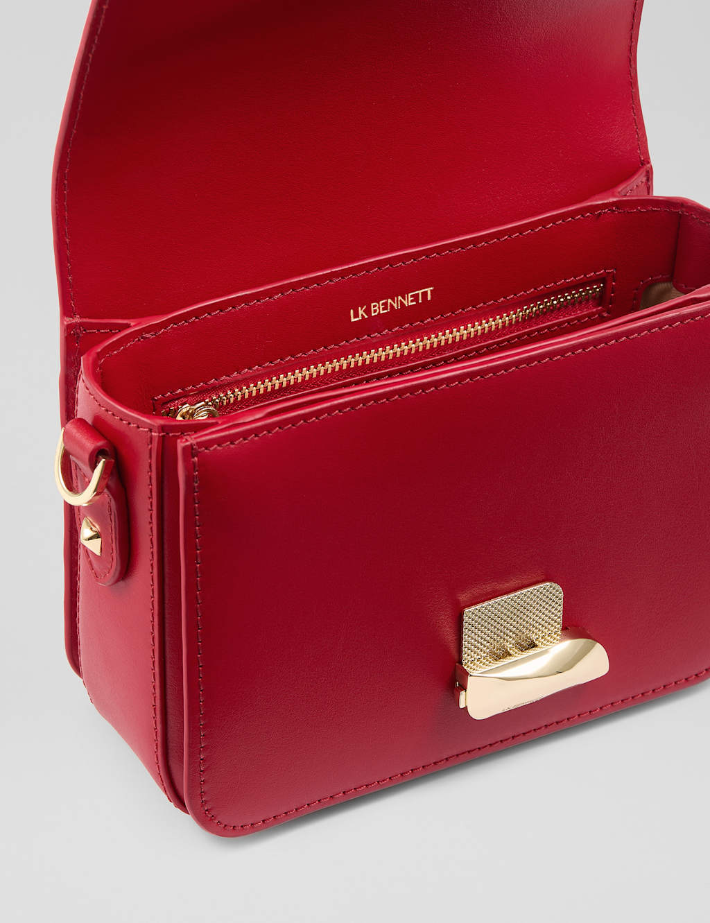 Leather Top Handle Mini Cross Body Bag 3 of 3