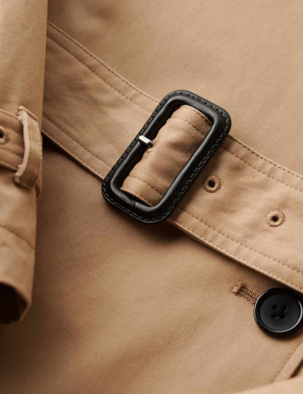 Cotton Rich Belted Longline Trench Coat 8 of 9