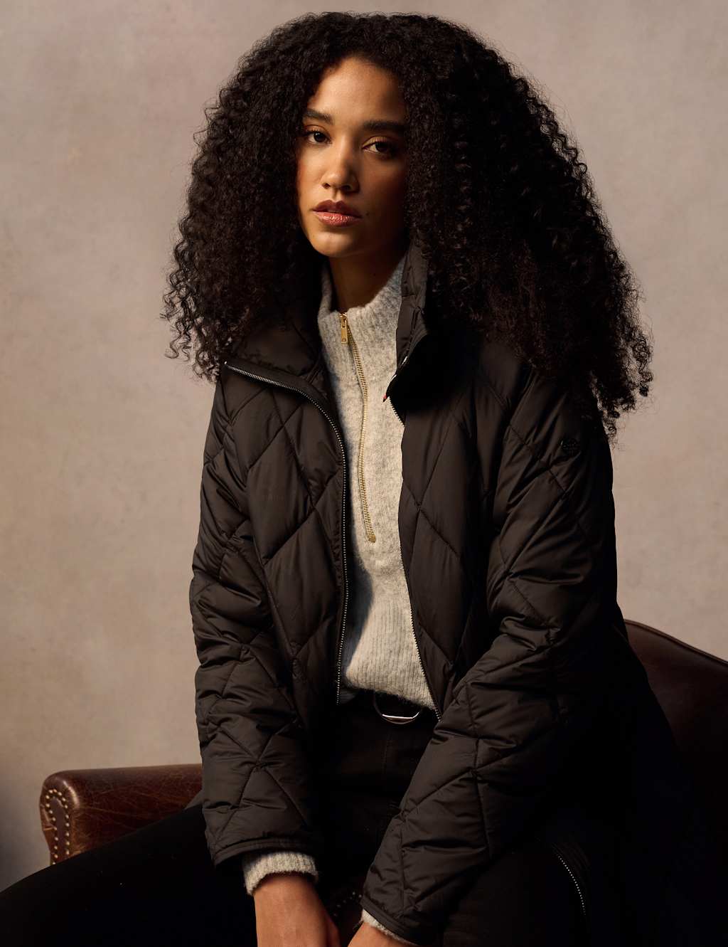 Quilted Padded Relaxed Longline Mac 2 of 7