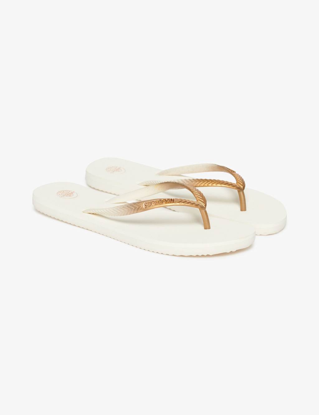 Metallic Flat Flip Flops 3 of 7