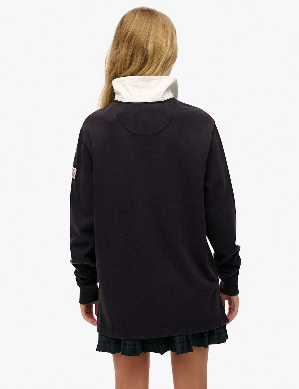 Pure Cotton Slogan Oversized Rugby Top 2 of 8