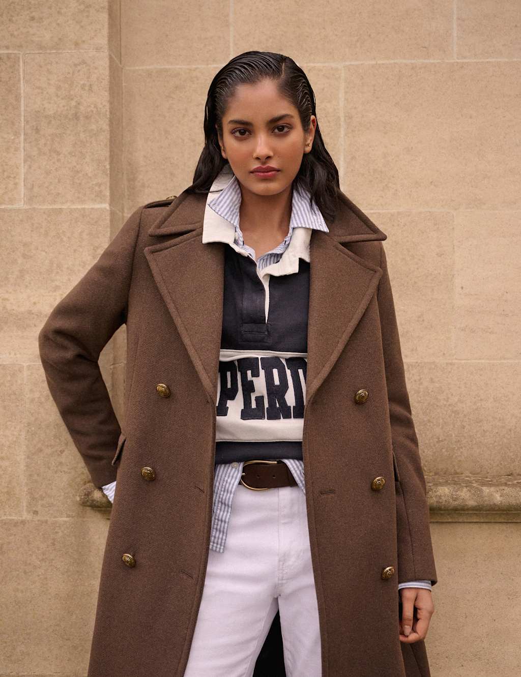 Pure Cotton Slogan Oversized Rugby Top 7 of 8