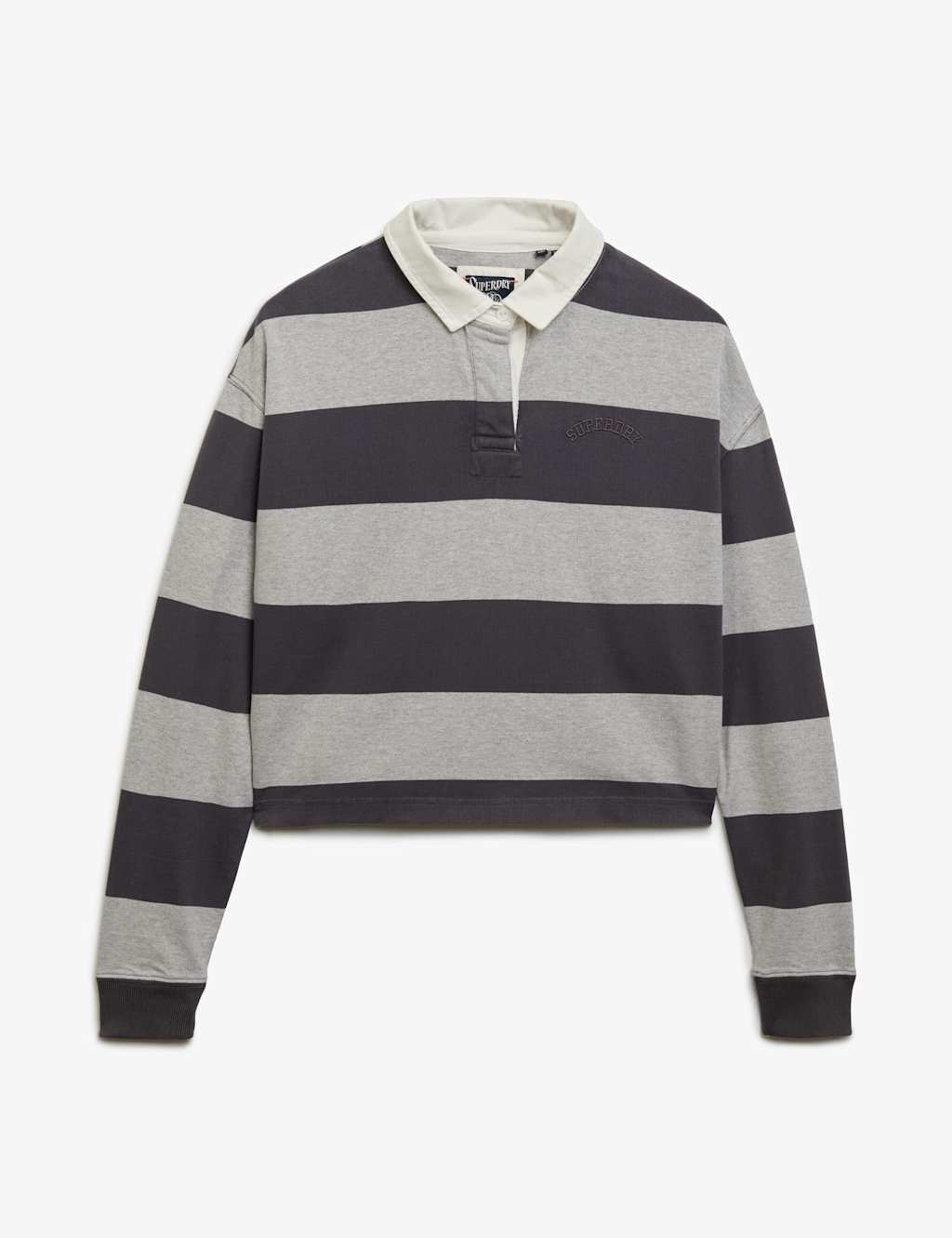Pure Cotton Striped Oversized Rugby Top 2 of 6