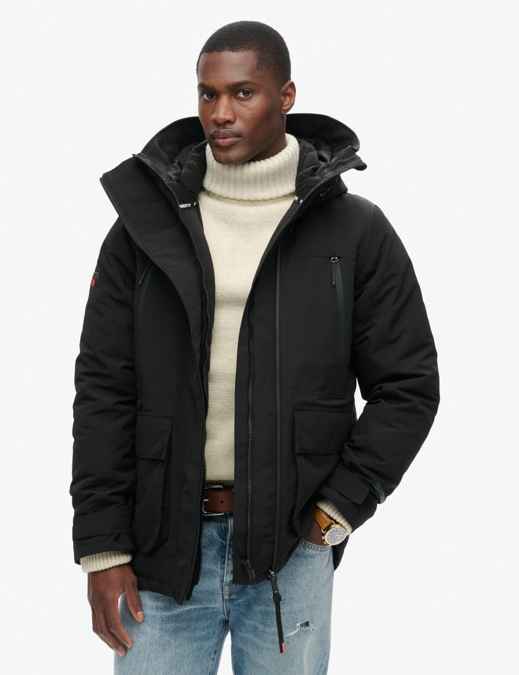 Windbreaker puffer jacket store