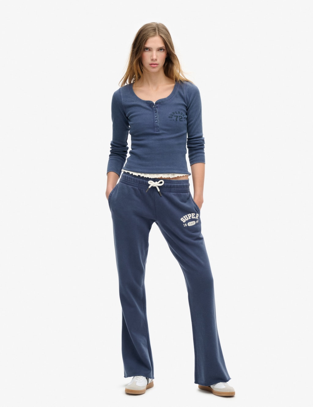 Pure Cotton Slim Fit Flare Joggers