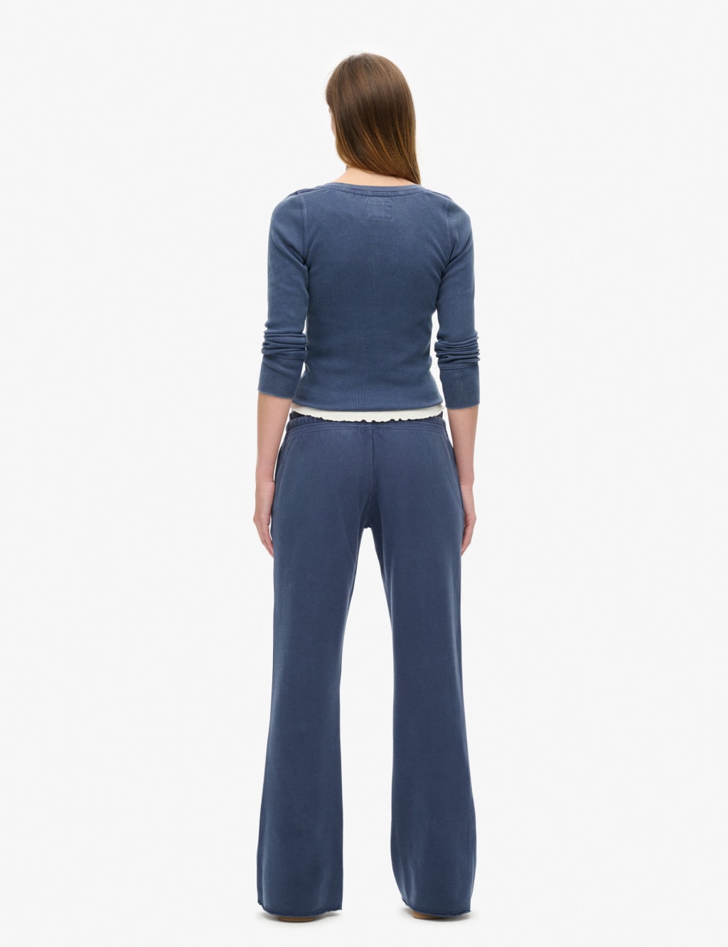 Pure Cotton Slim Fit Flare Joggers Superdry M S