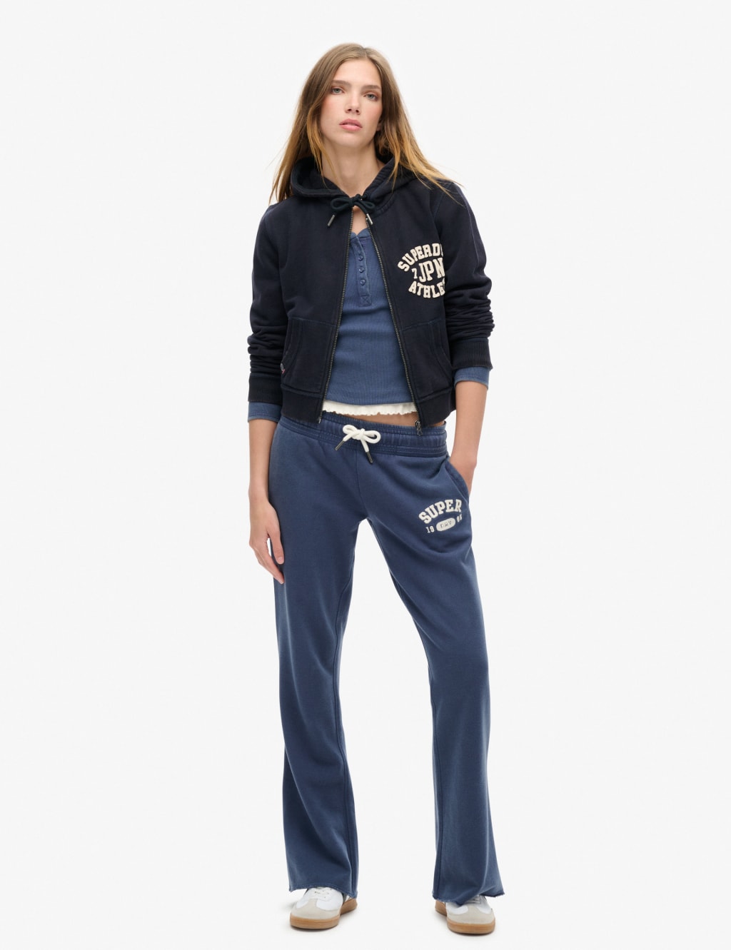 Pure Cotton Slim Fit Flare Joggers 5 of 5