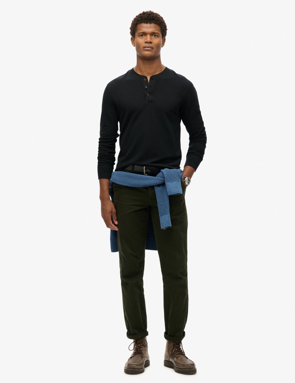 Cotton Rich Grandad Collar Top 2 of 5