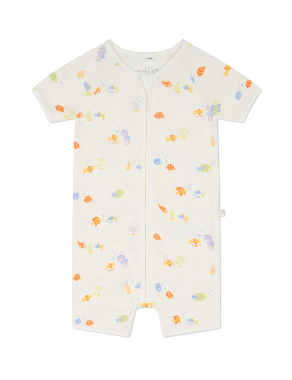 Cotton Blend Fish Sleepsuit (0-24 Mths) 2 of 3
