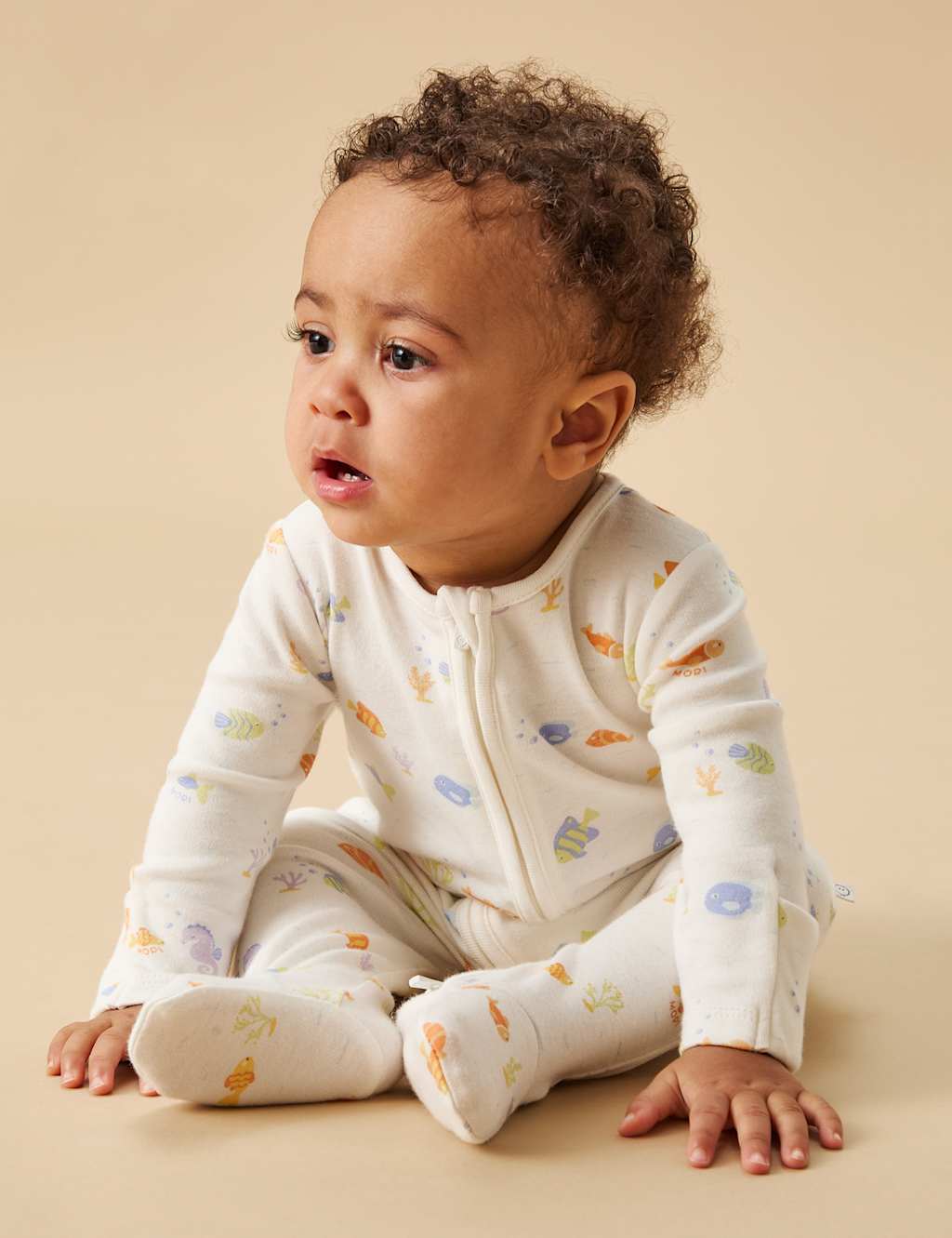 Cotton Blend Fish Sleepsuit (0-24 Mths) 3 of 4