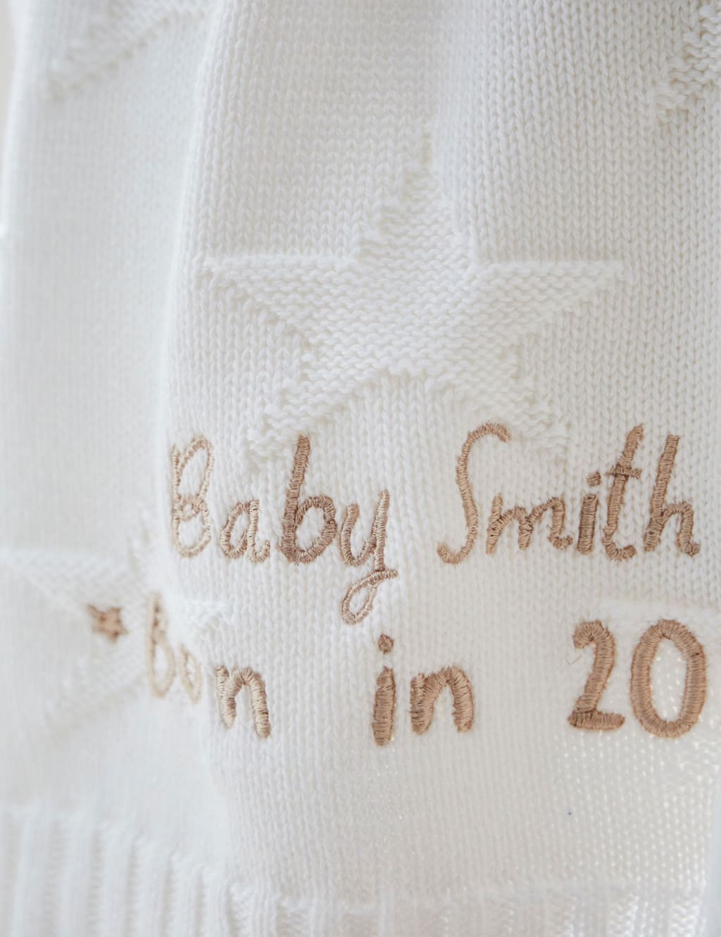 Personalised Born in 2025  Blanket 2 of 3