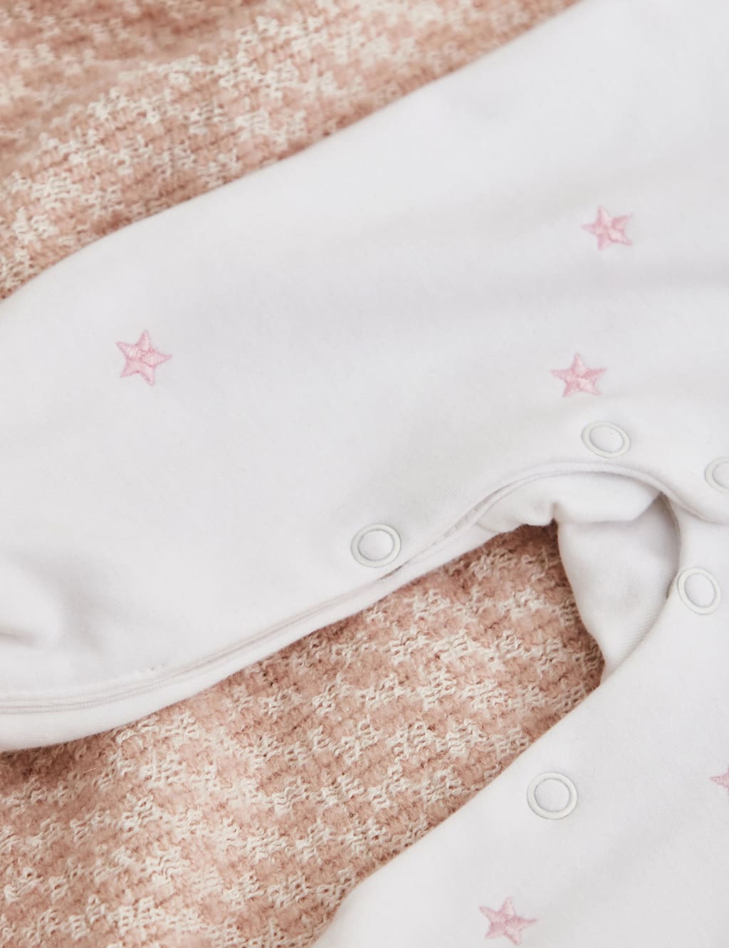 Personalised Pink Born in 2025 Sleepsuit 2 of 3