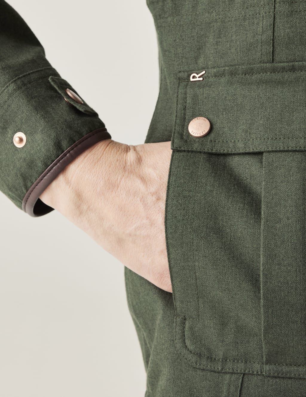 Alixa Hooded Funnel Neck Utility Jacket 7 of 9