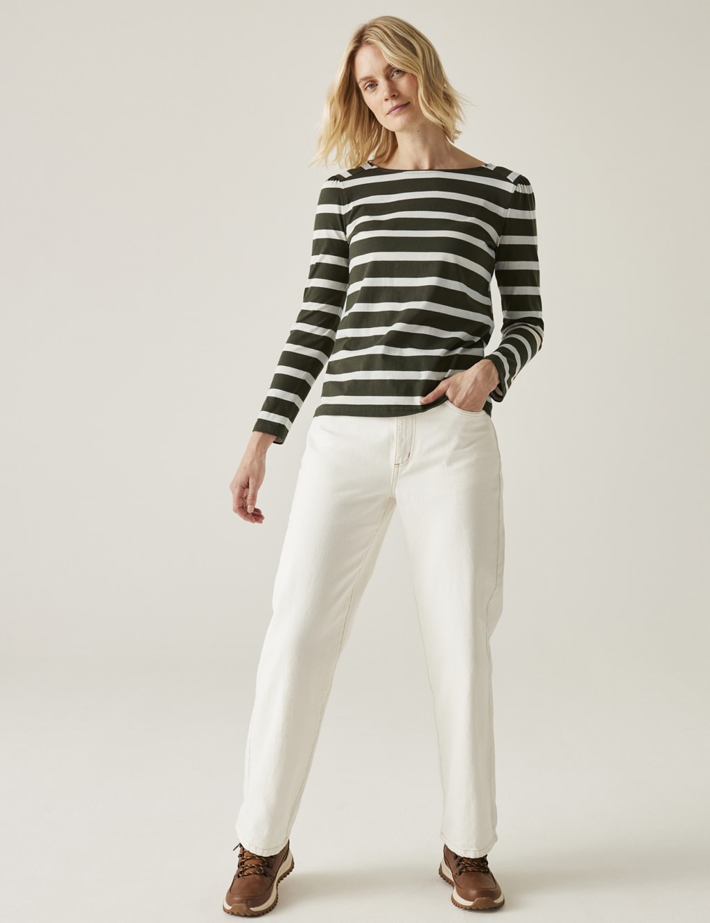 Federica Pure Cotton Striped Top 3 of 5