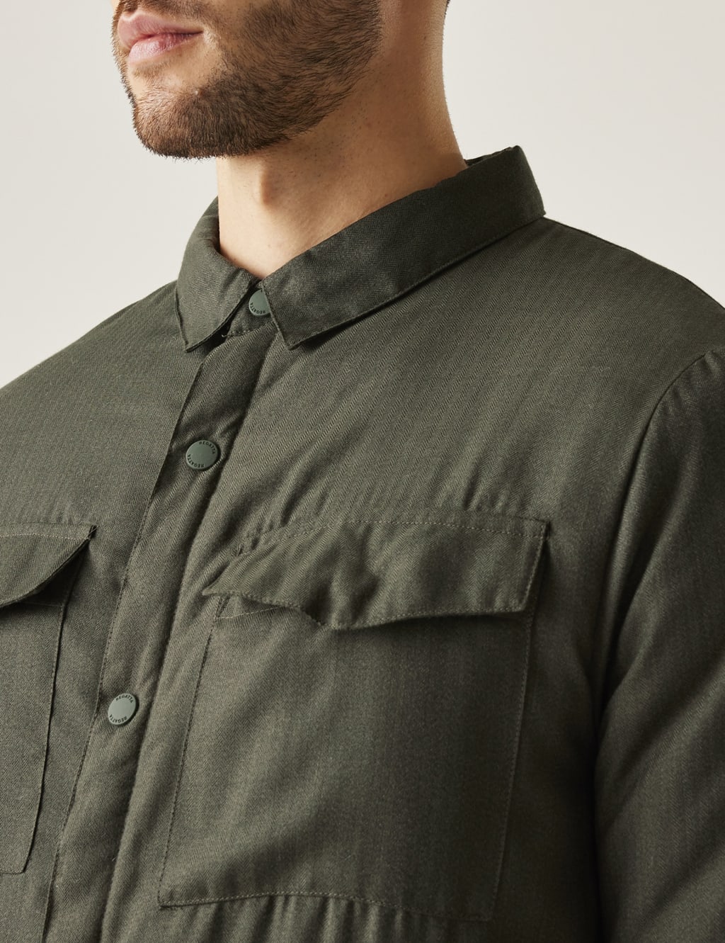 Gawayne Cotton Rich Padded Overshirt 5 of 6