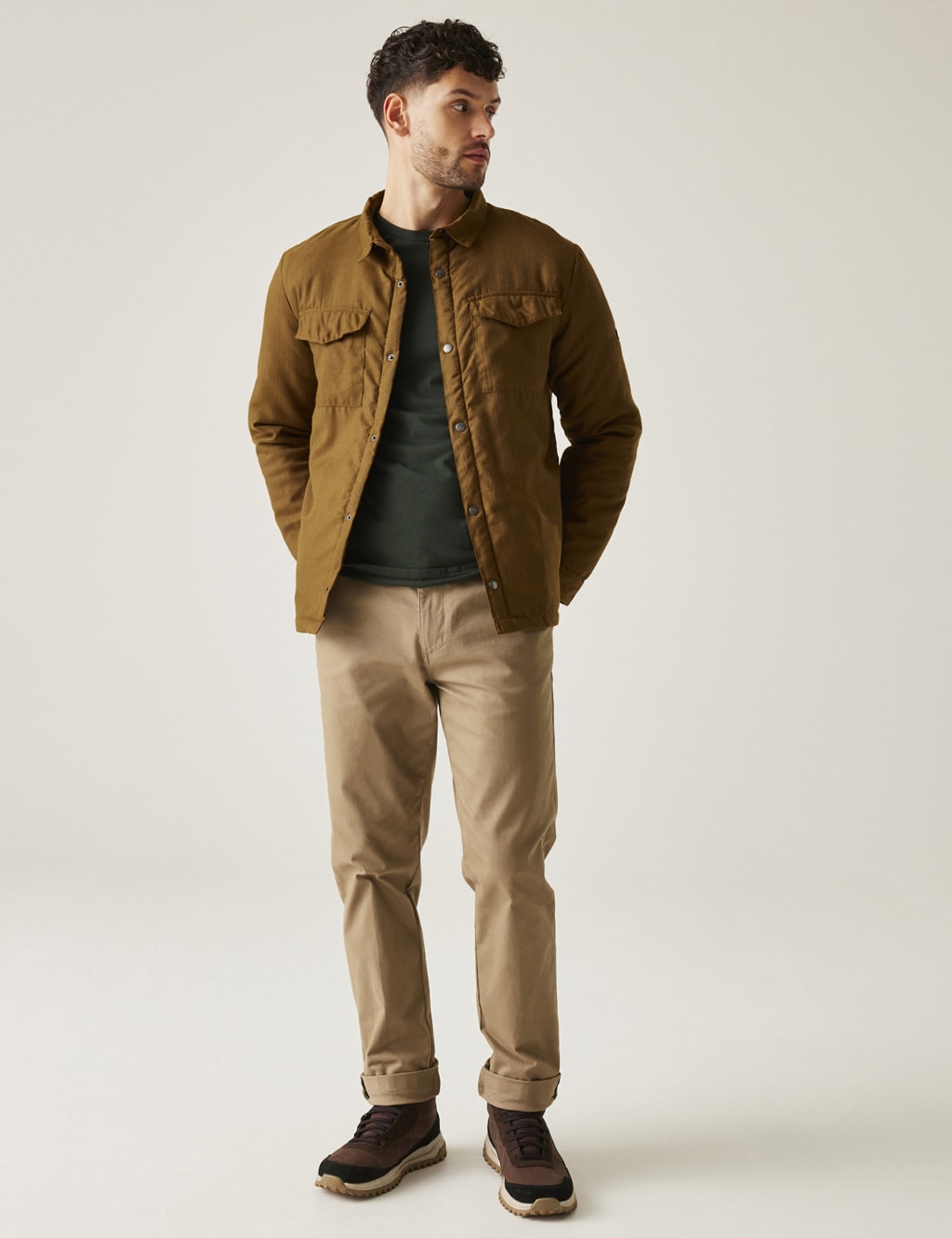 Gawayne Cotton Rich Padded Overshirt 3 of 6