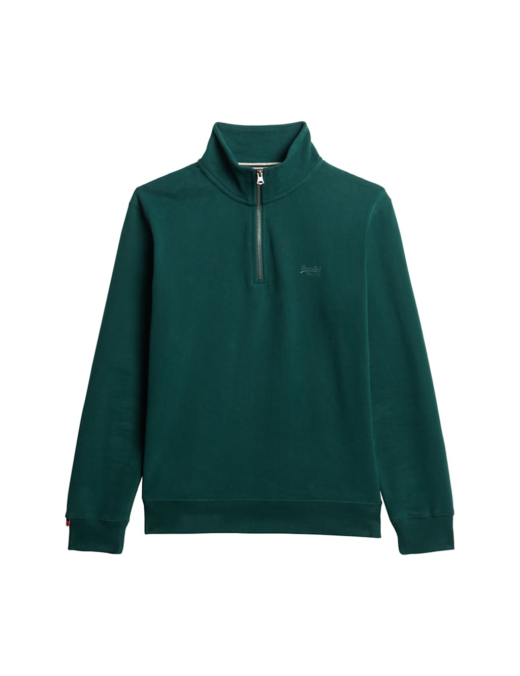 Slim Fit Cotton Rich Half-Zip Sweatshirt 2 of 5