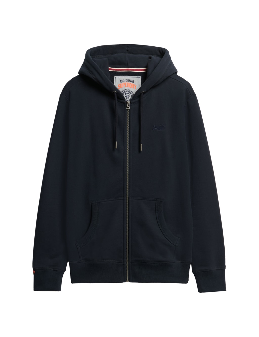 Slim Fit Cotton Rich Zip Up Hoodie 2 of 6