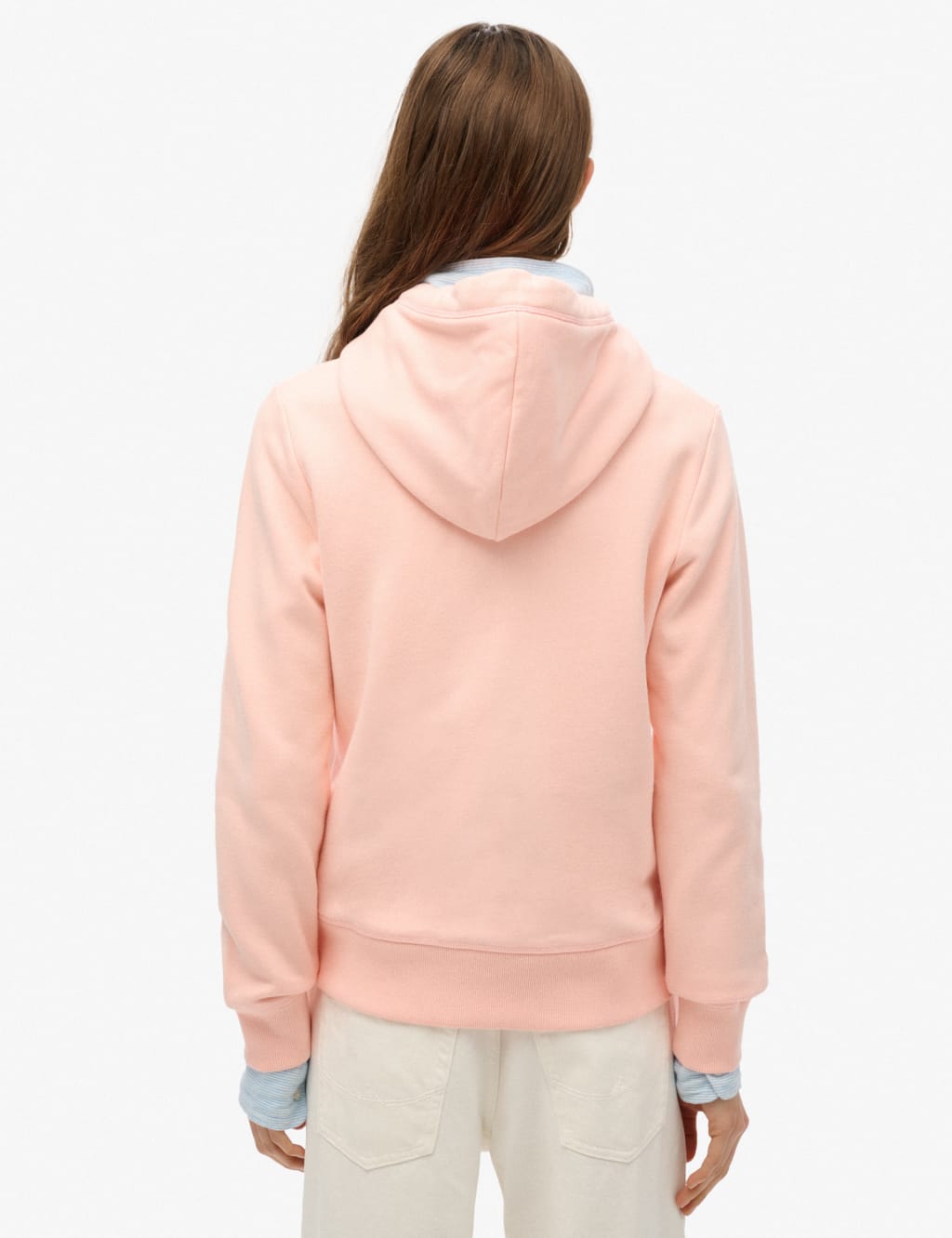 Cotton Rich Zip Up Embroidered Logo Hoodie 3 of 6