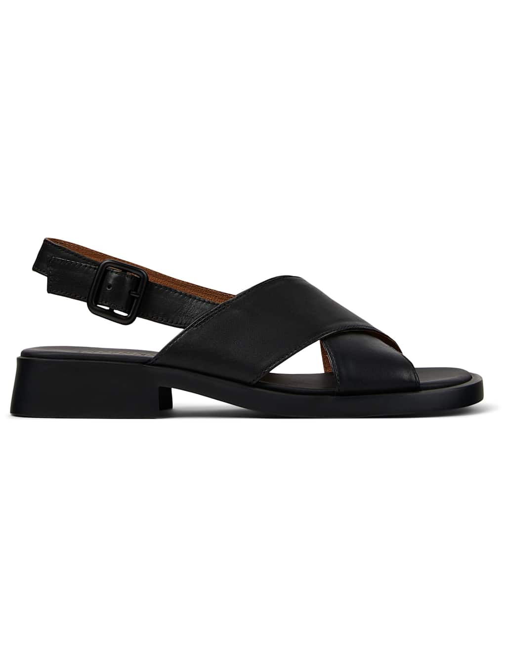 Leather Block Heel Sandals 1 of 5
