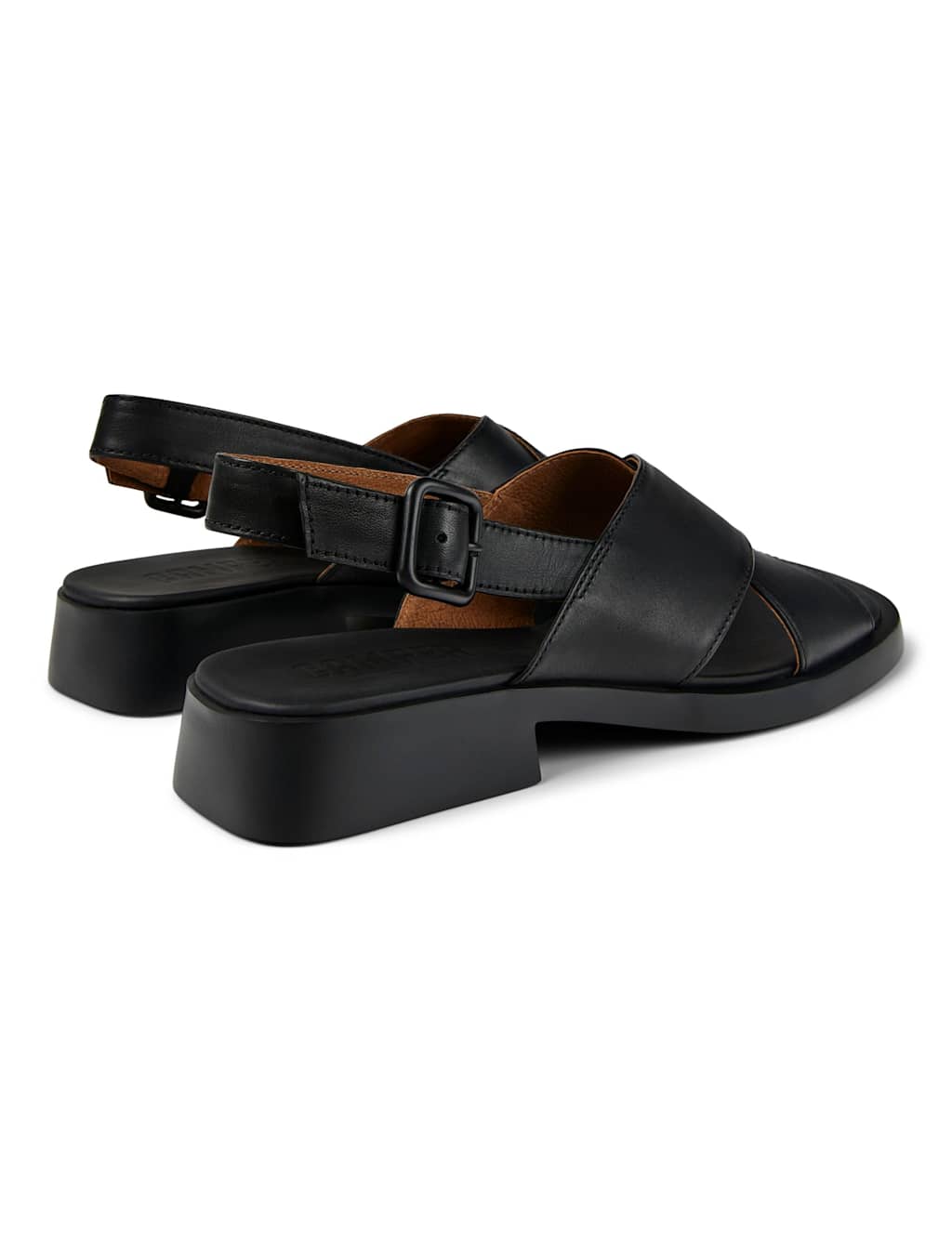 Leather Block Heel Sandals 5 of 5