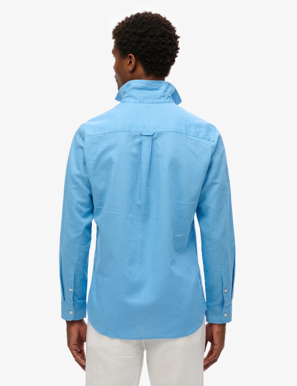 Cotton Linen Blend Long Sleeve Shirt 4 of 6